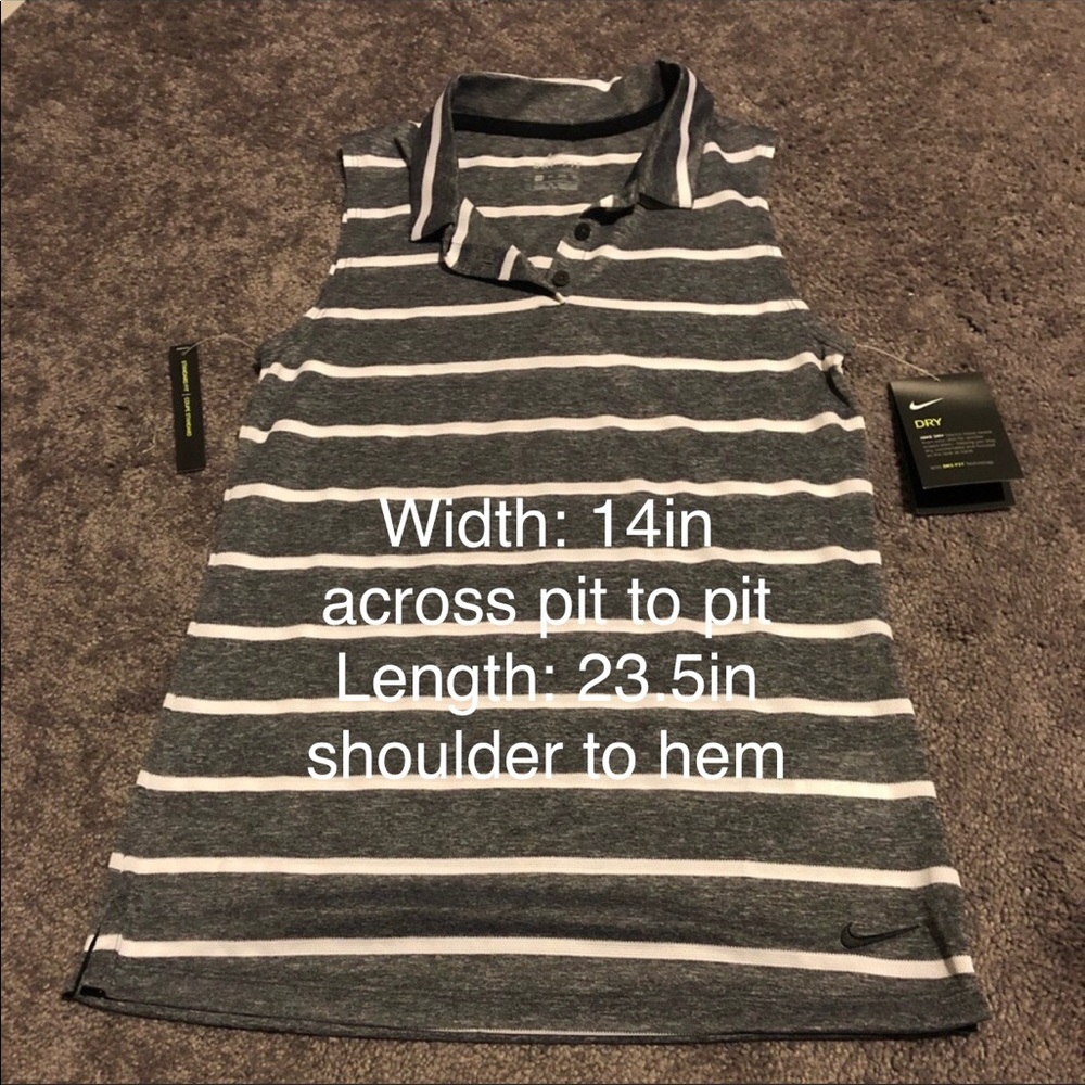 NWT! Nike sleeveless golf polo